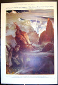 Old Wagner Ring Translated Colour Siegfried Die Walkure 1933Pages 20th