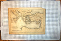 Old Antique Print Countries Travelled By The Apostles St Paul Asia Europe