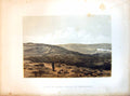 Antique Old Print Mount Olives Valley Jehoshapat Engraved D Mitchell Goats