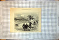 Old Antique Print End Zulu War Shelling Kraals Across Umvolosi River 1879 19th