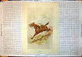 Old Print Riderless J Charlton 1900 Horse Galloping Saddle Reins No Rider 20th