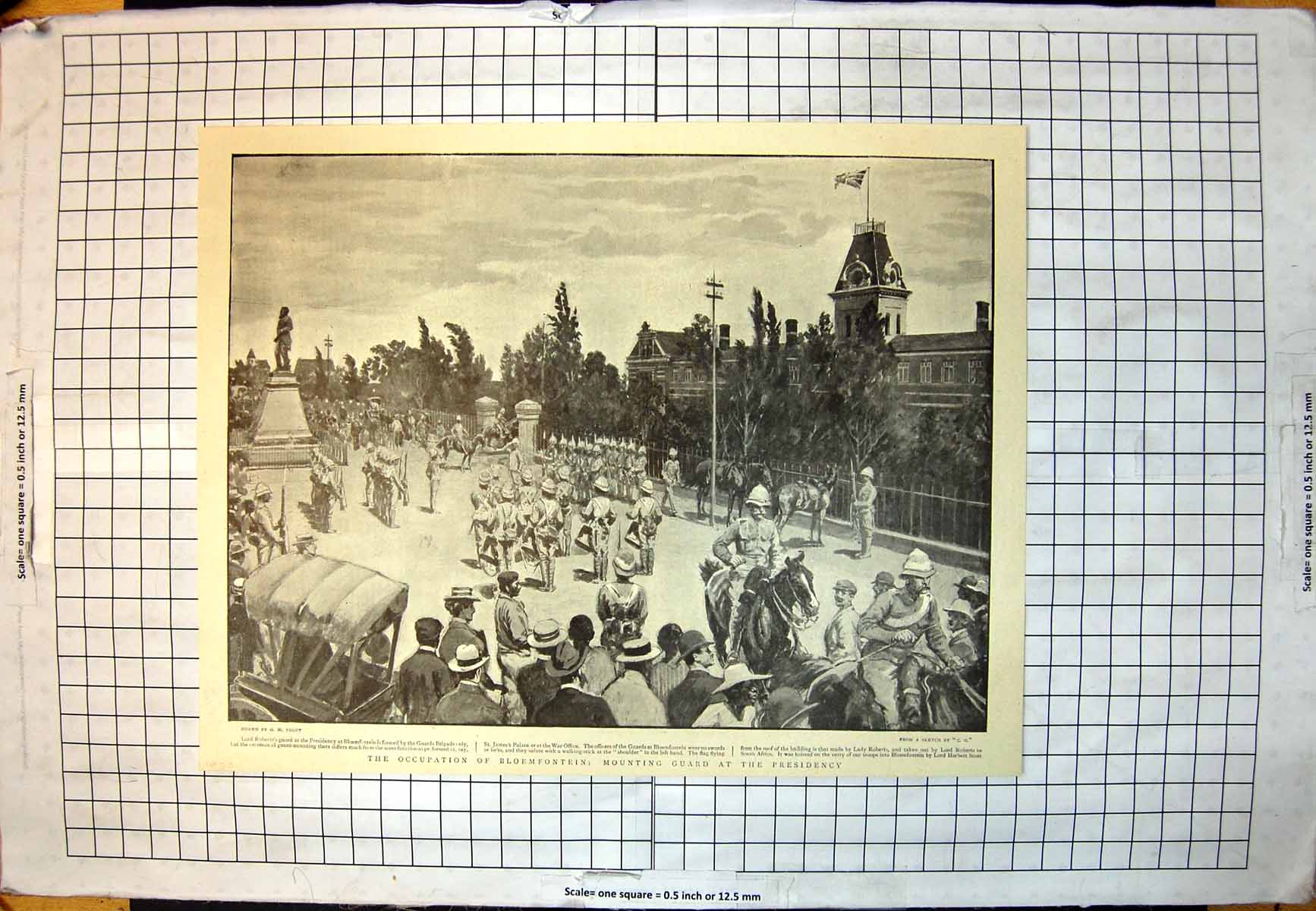 Old Occupation Bloemfontein Hms Powerful Maj Babtie Col Dalgety 1900 Victorian