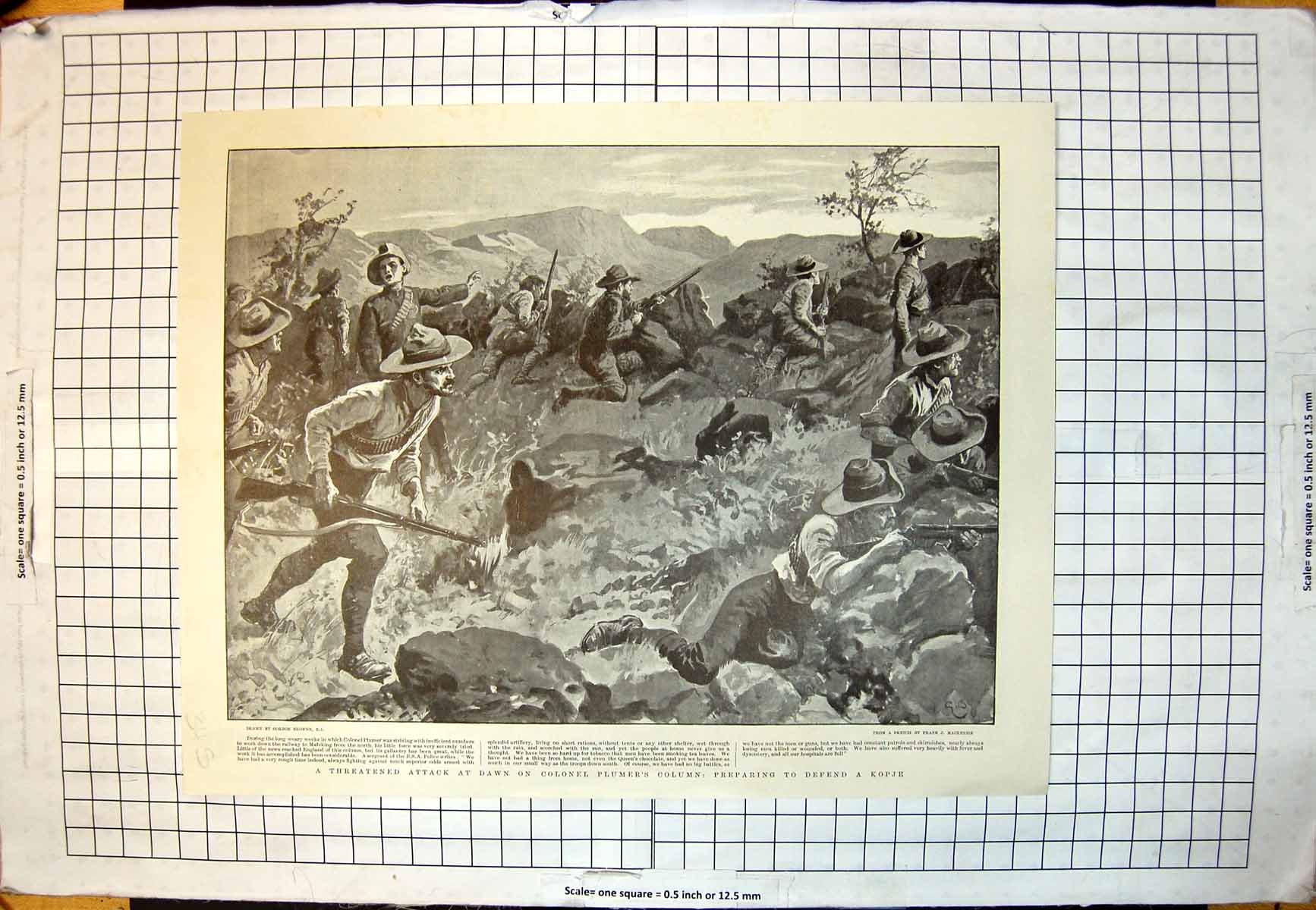 Old Attack Col Plumers Column Eclipse Sun N Lockyers Camp Santa Pola1900 20th