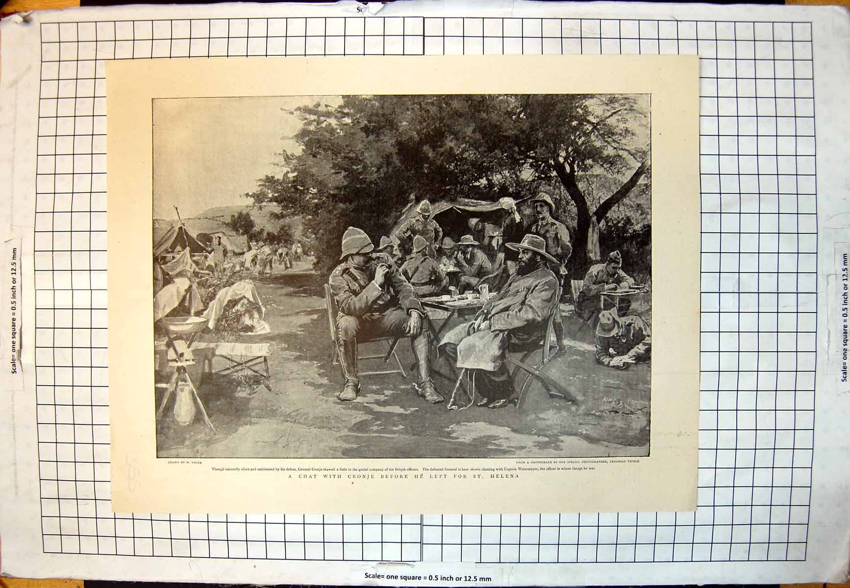 Old Gen Cronje Before Left St Helena Lord Roberts March Poplar Grove
