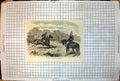 Antique Print Men 8Th Bengal Cavalry Kurtub Horseback Lances Turbans Palms