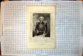Antique Old Print Admiral Dundas Drawn Engraved Dj Pound Chart Ship Beyond