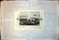 Antique Old Print Battle Tchernaya Russians Repulsed At Traktir Bridge C 1885