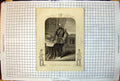 Antique Old Print HRH The Duke Cambridge Studying Fort Map Interior C 1878 19th