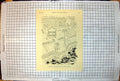 Antique Old Print Homefront Seaside Bollards Barbed Wire Punch Cartoon 1941