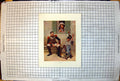 Old Print Charge Child Rides Toy Horse Wearing Father'S Helmet Edwardian
