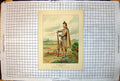 Antique Old Print 1St Volunteer Battalion Rifle Brigade London Scottish C1889