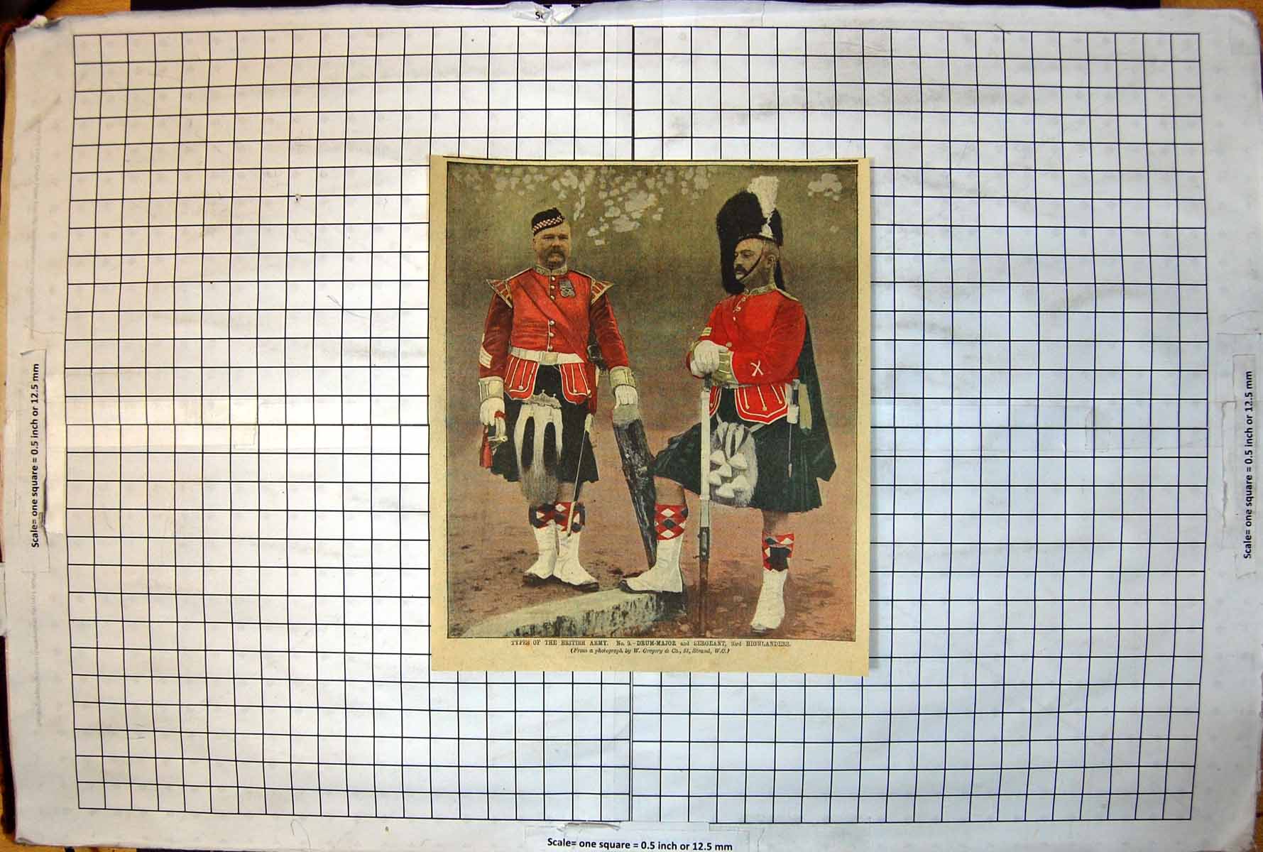 Old Types British Army No9 Drum Major Sergeant 93Rd Highlanders 1883