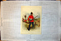 Antique Old Print Royal Sussex The 35Th Ff Colour Study Sier Trenches C1889