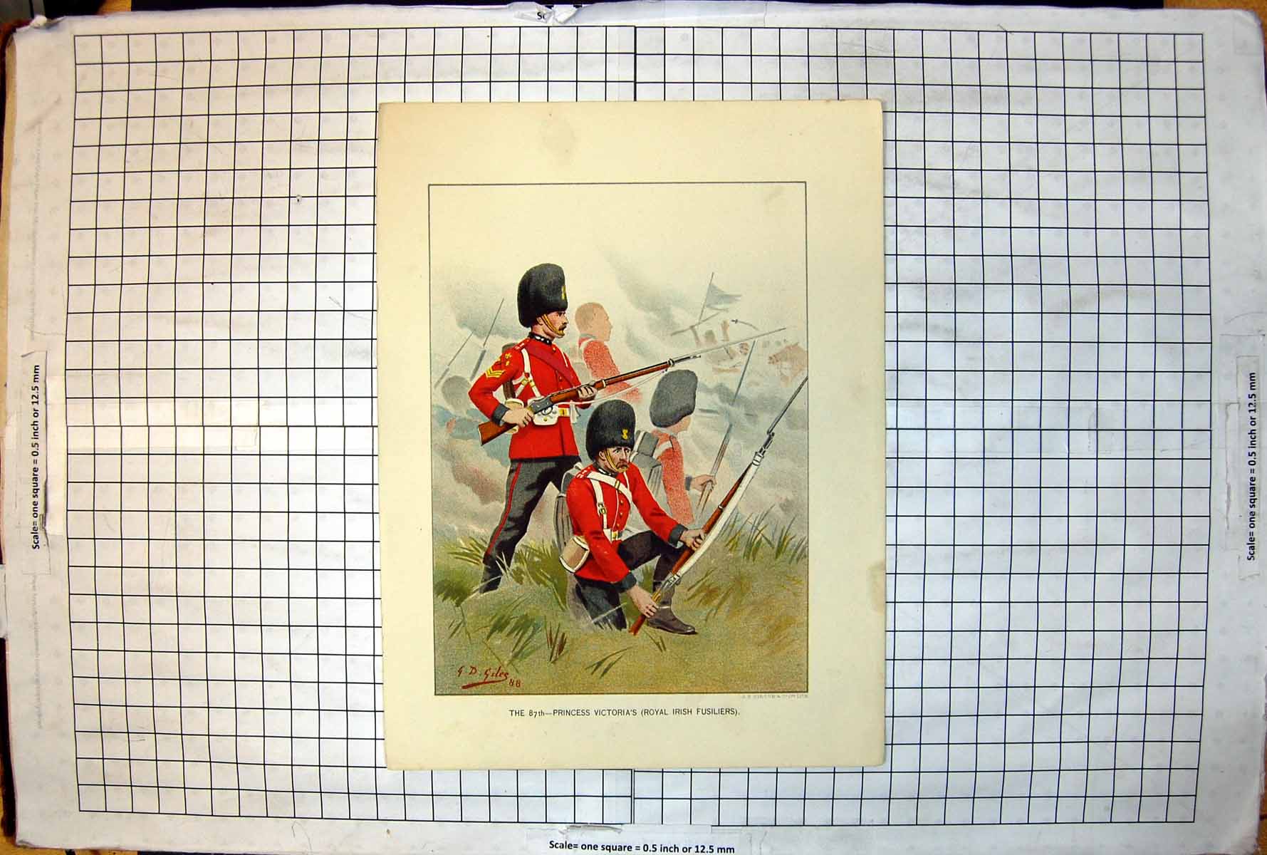 Old Gd Giles The 87Th Princess Victoria'S Royal Irish Fusiliers Colour
