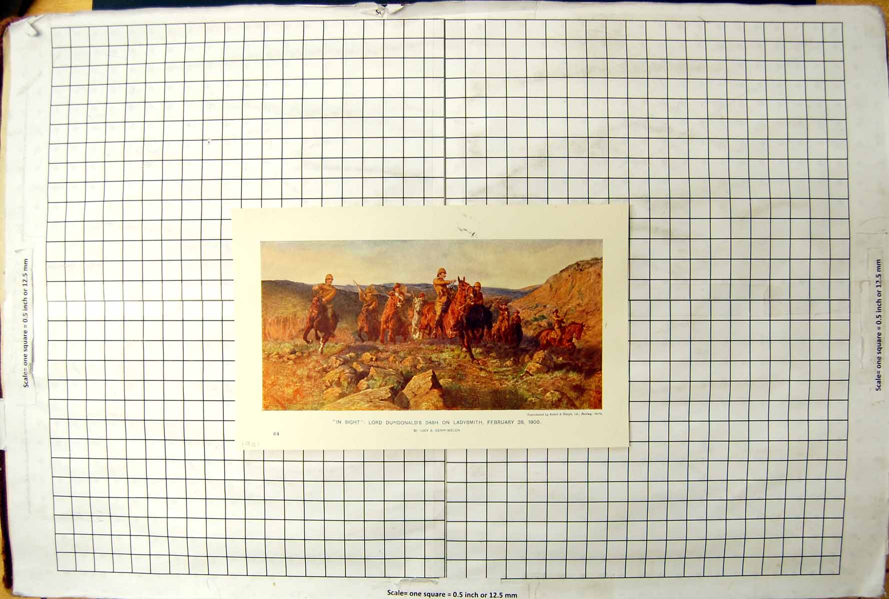 Old In Sight Lord Dundonald'S Dash Ladysmith Colour Rocks Hillside 1901 20th