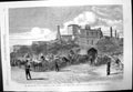 Antique Old Print Lord Palmerston Lord Warden Cinque Ports Dover Castle 1861