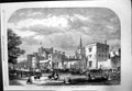 Old Antique Print Ashbridge House Buckinghamshire Seat Earl Brownlow 1863 19th