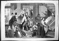 Original Old Antique Print Quarter Day M Jackson Diccomforts Moving Home 1863