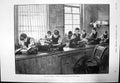 Old Antique Print Mending Amending London School Board Truant School 1893 19th