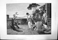 Original Old Antique Print Age Innocence L Crosio Peacocks Children Ladies 1893