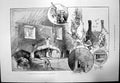 Old Antique Print Cardinal Wolseys Great Meat Kitchen Hampton Court 1893 19th
