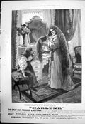 Antique Old Print Harlene Great Hair Producer Restorer Remedy Baldness 1896