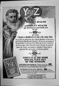 Old Antique Print Levers Yz Wise Head Royal Disinfectant Soap Powder 1902 20th