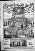 Antique Print Chancery Lane Safe Deposit Strong Rooms Security Secrecy1888 19th