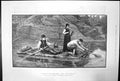 Antique Print Trout Fishing In Norway Boat Line Net Oars Rowing Ekenes 1881