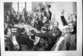 Antique Old Print Re-Election Parnell Leader Irish Party House Commons 1891