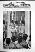Old Waterloo Colour Second Battalion Grenadier Guard Wellington 1881 Victorian