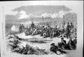 Old Print Wimbledon Prize Meeting Rifle Match The Lords The Commons 1862 19th