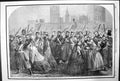 Antique Old Print Reinforcements Canada Westminster Bridge South Western 1861