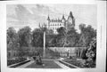 Antique Old Print Dunrobin Castle Seat Duke Sutherland Visited By Queen 1872