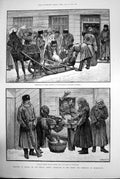 Old Prisoner Krasnoiarsk Sketch Siberia Criminals Peasant Women 1891 Victorian