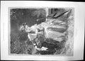 Antique Old Print First Time Asking 1891 Woman Umbrella Handkerchief Knowles