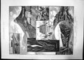 Old Antique Print Sketches Saxon Switzerland Elbe Dresden 1890 House Hill 19th