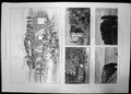 Antique Old Print Sketches Heligoland 1890 Railway River Wood Pastors House