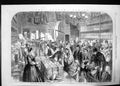 Old Antique Print Provision Shop Machester Salford Provident Society 1862 19th