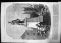 Old Antique Print Monument To George Stephenson At Newcastle On Tyne 1862 19th