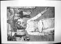 Antique Old Print Our Village 1893 Woman Men Children Ship Inn Movat Lovdan