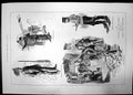 Antique Print Salvation Army Social Scheme Sketches Wood Shed Cutting 1891 19th
