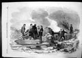 Antique Print Before Sebastopol Day Under Fire Green Hill 1855 Canon Battle