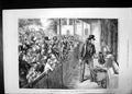 Antique Old Print Statute Holiday Zoological Gardens Regents Park 1871 Crowd