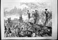 Original Old Antique Print Meet Four In Hand Club In Hyde Park 1873 Victorian