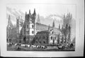 Original Old Antique Print Proposed Restrations Westminster Hall 1884 Victorian