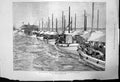 Original Old Antique Print Nile Expedition Arrival Camel Corps Wady Halfa 1884