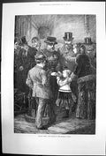 Old Antique Print Holiday Sights The Torture In Her Majestys Tower 1871 19th