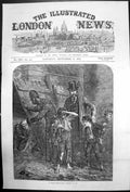 Antique Old Print A London School Board Capture Elementary Education Act1871