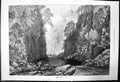 Antique Old Print On The Findhorn Angler Casting Rod On Scottish River 1871
